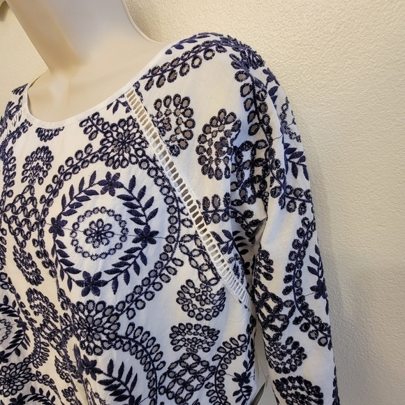 Junction West Embroidered Short Sleeve Top - Picture 3 of 4